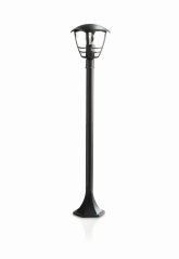 Vonkajší LED lampáš CREEK myGarden E27 IP44 100cm čierny PHILIPS