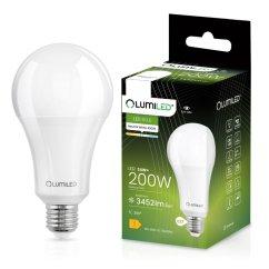 LED žiarovka E27 A80 24W = 200W 3452lm 4000K Neutrálna 260° CCD LUMILED