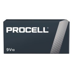 Alkalické batérie Duracell Procell 6LR61 9V 10ks
