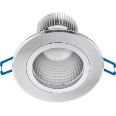 Stropné svietidlo 5W LED DOWNLIGHT DEEP Round 4000K 400lm Silver
