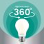 Žiarovka LED E27 A60 4, 9W 1055lm = 75W 2700K teplá 360° filament KLASA A LUMILED