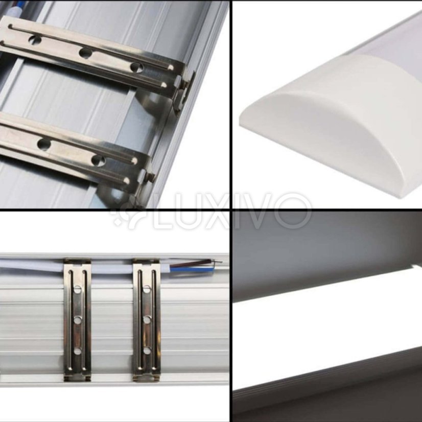 LED lineárne garážové svetlo 18W 6500K studená farba 60cm