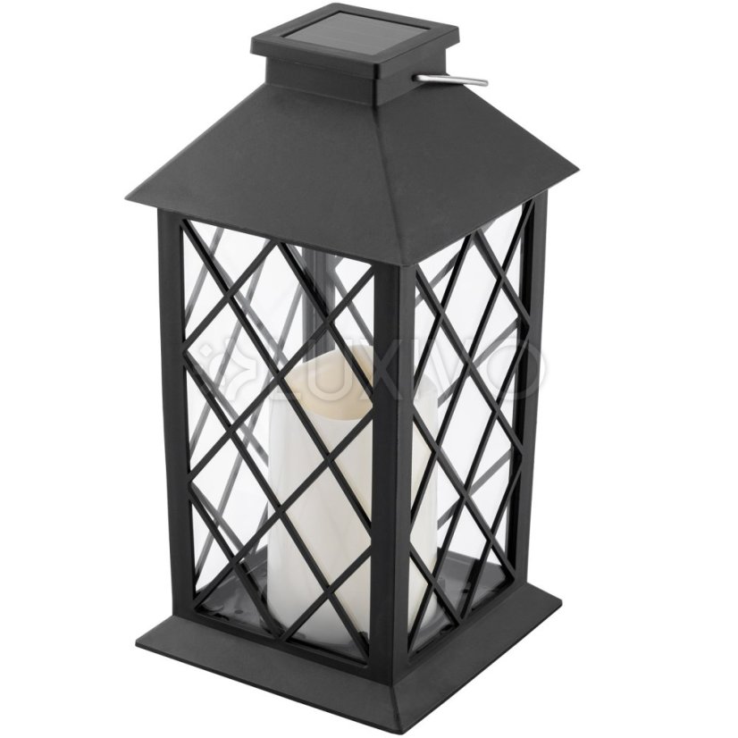 LED solárna záhradná lampa LIRIO Závesná lucerna 28cm LUMILED