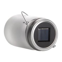 Záhradný lampáš LED Solar Jar Flame 13cm