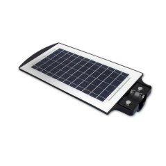 LED solárna pouličná lampa čierna 100W 6000K studená IP65 senzor pohybu a súmraku + diaľkové ovládanie