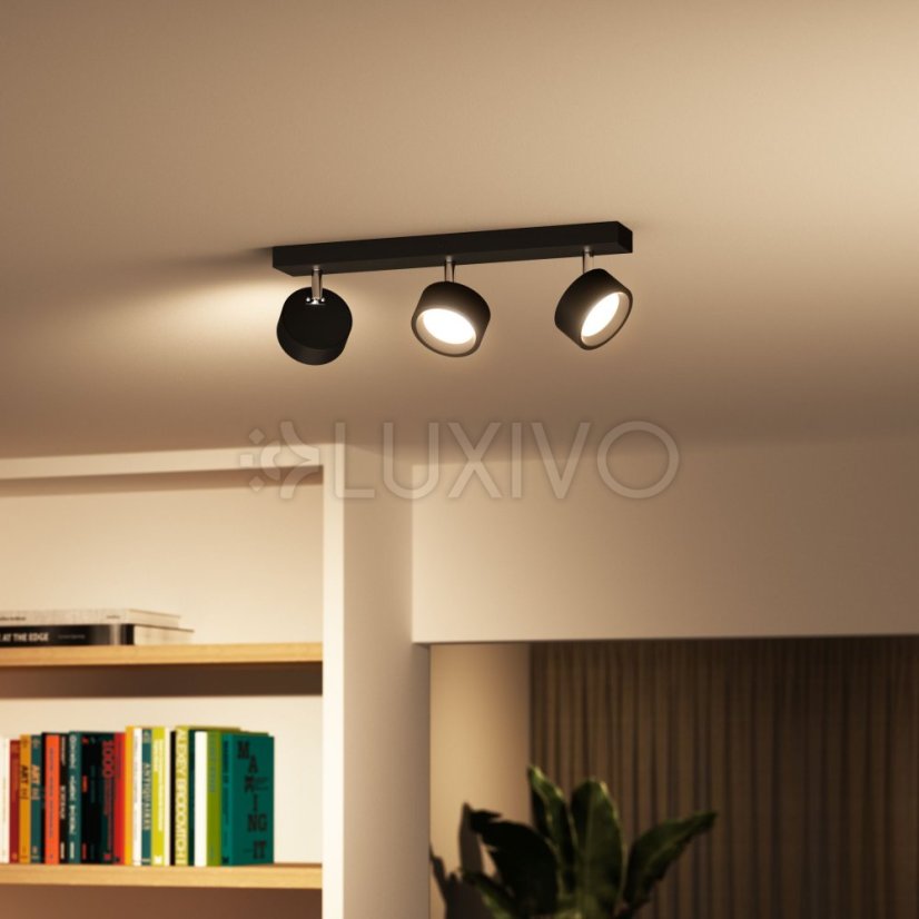 LED reflektorové stropné svietidlo 16,5 W 1650 lm 2700K Black Brother Philips