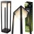 Záhradná lampa stĺpik vonkajšia stojaca LED 12W 3000K 60cm čierna QUERCUS LUMILED