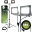 Reflektor LED Halogén lampa 2 x 50W na statíve GLAREX 4000K LUMILED