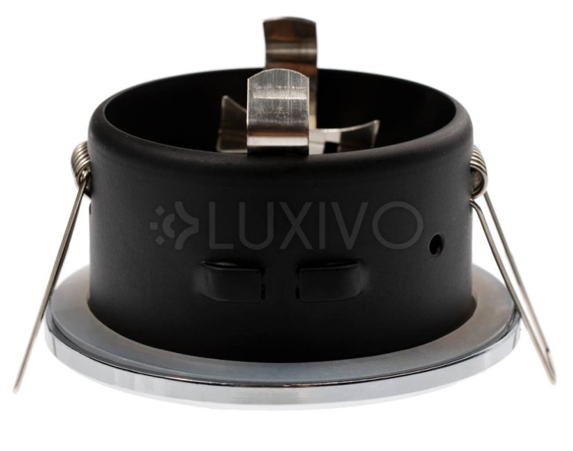 HALOGEN svietidlo na zapustenie do kúpeľne hermetické AQUS GU10 LUMILED chróm IP44 FIXED