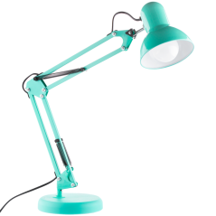 Stolová kresliaca lampa E27 TOBI Mint Lumiled + držiak na dosku