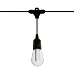 Solárna záhradná girlanda 15x LED plameň dekoratívne svetielka 15m 1800K teplá FLAME LUMILED