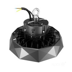 Priemyselné svietidlo lampa LED High Bay 100W 18000lm 4000K neutrálna čierna IP65 IK09 Anica Pro