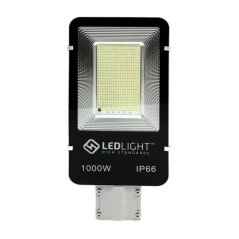 LED solárne pouličné svietidlo - 1000W - 6500K - s držiakom a diaľkovým ovládaním - biele