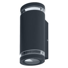 Vonkajšie nástenné svietidlo GU10 sivé IP44 Endura Osram