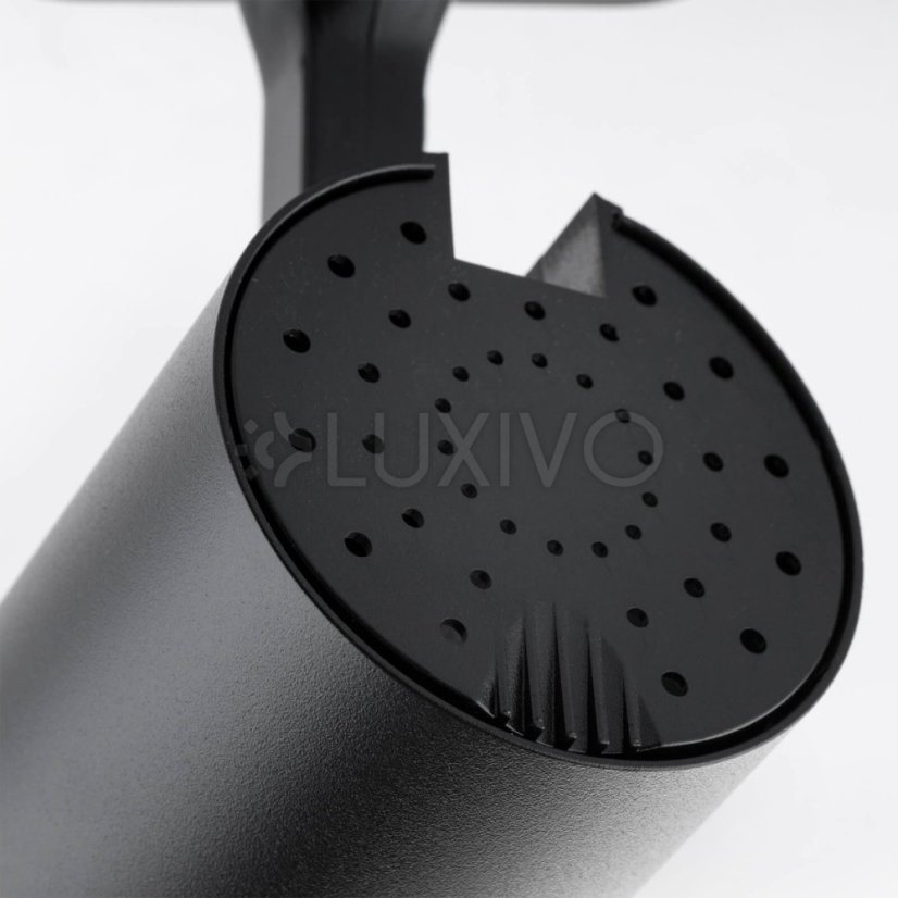 GU10 BLACK reflektor na prípojnice pre jednofázové prípojnice Nastaviteľné svietidlo na prípojnice SPOT Lamp