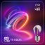 5-PAK LED žiarovka E27 ST14 1W = 10W 2700K Warm 100lm vlákno pre Girland LUMILED