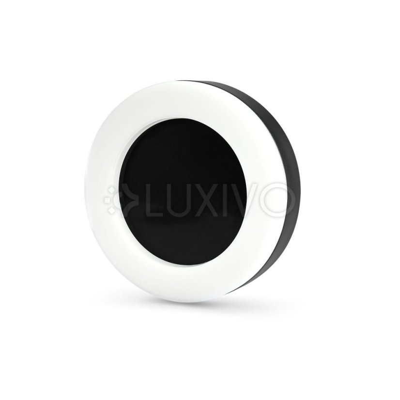 Stropné svietidlo LED 15W 1125lm 5000K neutrálna 120° IP65 IK07 nástenné čierna VIDEX