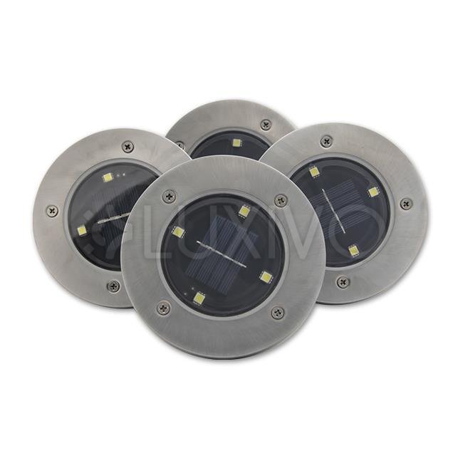 Sada 4 x záhradné svietidlá LED SOLAR LED DOGRUNT s krytím IP54