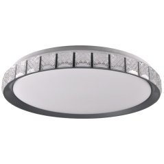 Stropný plafón LED 72W 8000lm CCT 120° biely čierny IP44 stmievateľný s diaľkovým ovládaním NINA Goldlux