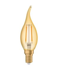 Dekoratívna žiarovka LED B36 Candle E14 1,5W = 12W 120lm 2400K Warm 300° Vintage 1906 Osram