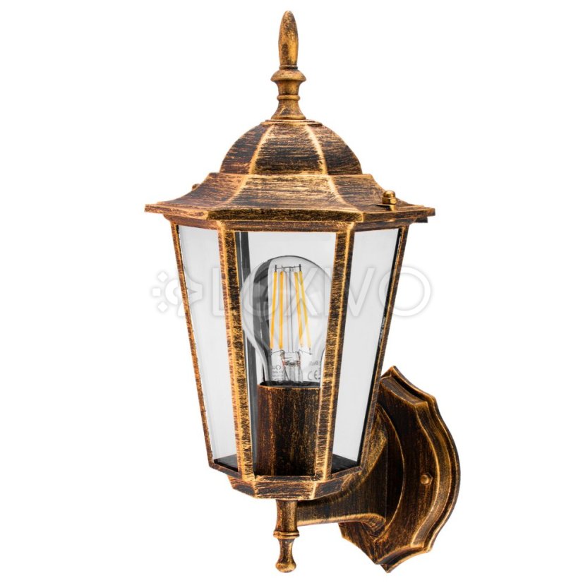 Vonkajšie svietidlo E27 Záhradná nástenná lampa Patina BELLIS LUMILED