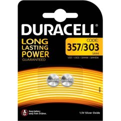 DURACELL SILVER BATÉRIA D 357 303 SR44 G13 1,5V Blister 2ks.