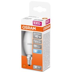 LED žiarovka E14 B35 4,9W = 40W 470lm 4000K Neutrálna 200° OSRAM STAR