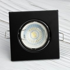 OPIN GOLDLUX (Polux) POHYBLIVÉ stropné svietidlo QUADRAT STEEL BLACK