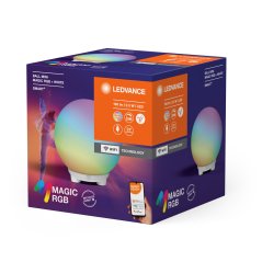 Inteligentná Guľa Svietiaca Lampa Vnútorná 2.5W 130lm RGB CCT USB Stmievateľná Biela SMART+ WiFi Magic Ledvance