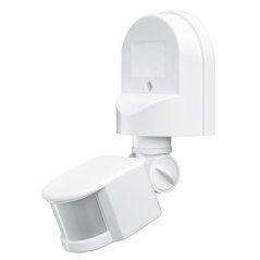 Vonkajší svetelný senzor pohybu a súmraku 1200W biely IP44 VL-SPW2W Videx