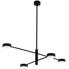 LED závesné stropné svietidlo 4x GX53 Wall Black OVILO LUMILED