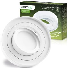 Svietidlo zapustené HALOGÉNOVÉ TUBA SPOT pohyblivé Midi GU10 Lumiled okrúhle biela 20mm