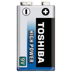 Alkalické batérie TOSHIBA HIGH POWER 6LF22G 1,5V Blister 1ks