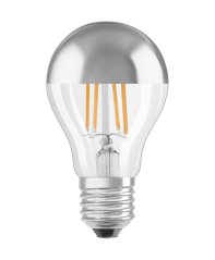 LED žiarovka E27 A60 6,5W = 34W 650lm 2700K teplá OSRAM Mirror Silver