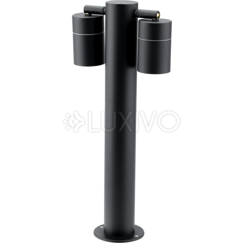Záhradná lampa svietidlo stĺpik reflektor vonkajšia stojaca 45 cm 2x GU10 ASTI LUMILED