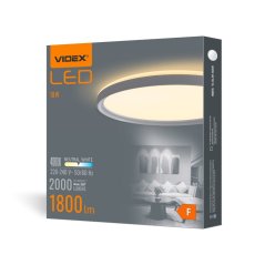 LED stropné svietidlo s povrchovou montážou 18W 2000lm 4000K neutrálna biela Videx