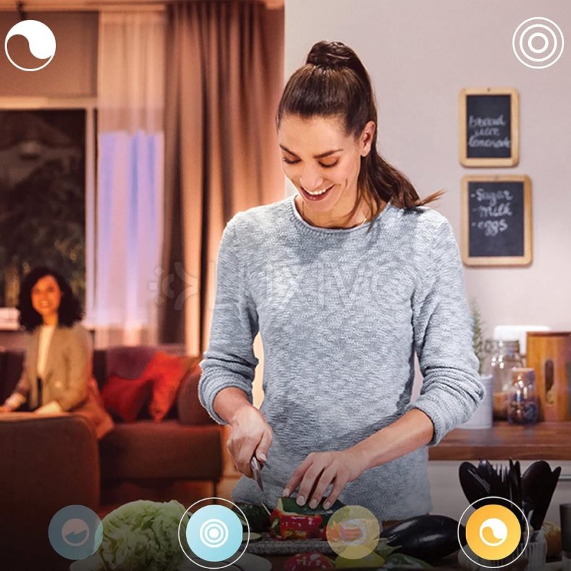 LED žiarovka E14 Ball P45 5,1W = 40W 470lm 2000-6500K CCT + RGB SMART Smart Bluetooth ZigBee White and Color Ambiance Philips HUE