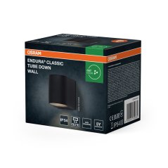 Vonkajšie nástenné svietidlo GU10 sivé IP54 IK06 Endura Osram