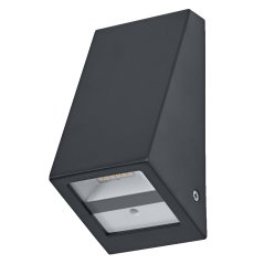 Vonkajšie nástenné svietidlo LED so senzorom pohybu a súmraku 1, 5W 120lm 3000K teplá sivá IP44 USB-C Endura OSRAM