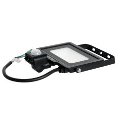 Vonkajší záhradný LED reflektor 20W 1600lm 4000K neutrálna 120° so senzorom pohybu a súmraku IP65 čierny MHC Kobi