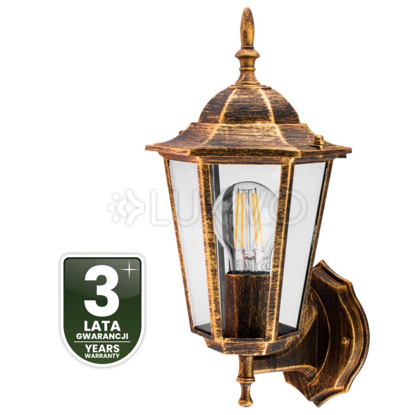 Vonkajšie svietidlo E27 Záhradná nástenná lampa Patina BELLIS LUMILED
