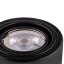 HALOGEN Hliníkové svietidlo na povrchovú montáž Black SPOT TUBA 10cm pre LED GU10 Bellalux