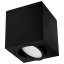Povrchová montáž HALOGEN Pohyblivé svietidlo AMAT-M GU10 LUMILED Square Black 84mm