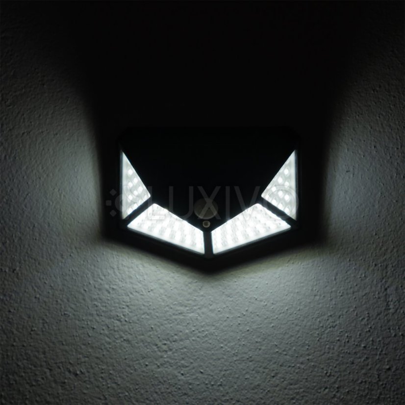 Solárne reflektory LED Halogénová záhradná lampa 6500K IP65 Senzor pohybu a súmraku VERIS LUMILED