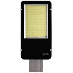 LED solárna pouličná lampa - 2000W - 6500K + diaľkové ovládanie - biela
