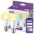 2x LED žiarovka E27 A60 8W = 60W 806lm 2700-6500K TW Smart SMART WiFi Bluetooth App WiZ