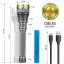 Taktická LED baterka Vodotesné dobíjateľné USB- C 10000lm IPX7 / OB 4 Vayox
