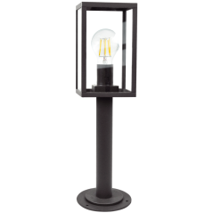 Záhradný stojaca stĺpik lampa E27 čierna IP44 Malmo Goldlux