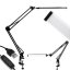 Stolová kresliarska LED lampa 8W CCT USB stmievateľná COSMI čierna Lumiled