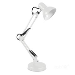 Stolová lampa regulovateľná E27 biela Auriq Kobi
